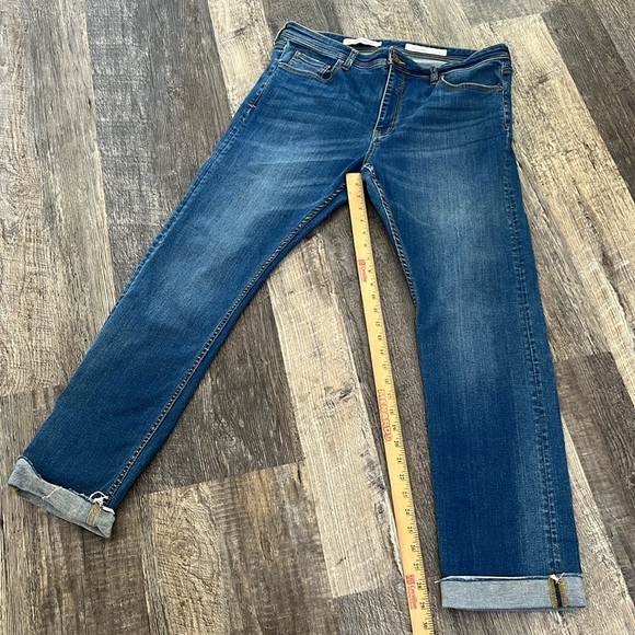 Anthropologie Pilcro and the Letterpress straight blue jeans women size 32 - Picture 9 of 10